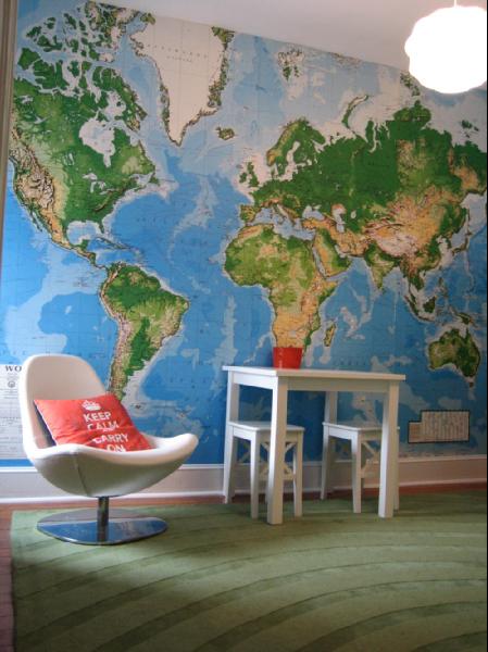 world map for kids. {What cool world map wallpaper
